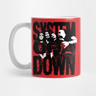 Red system is a mixed up down Mug